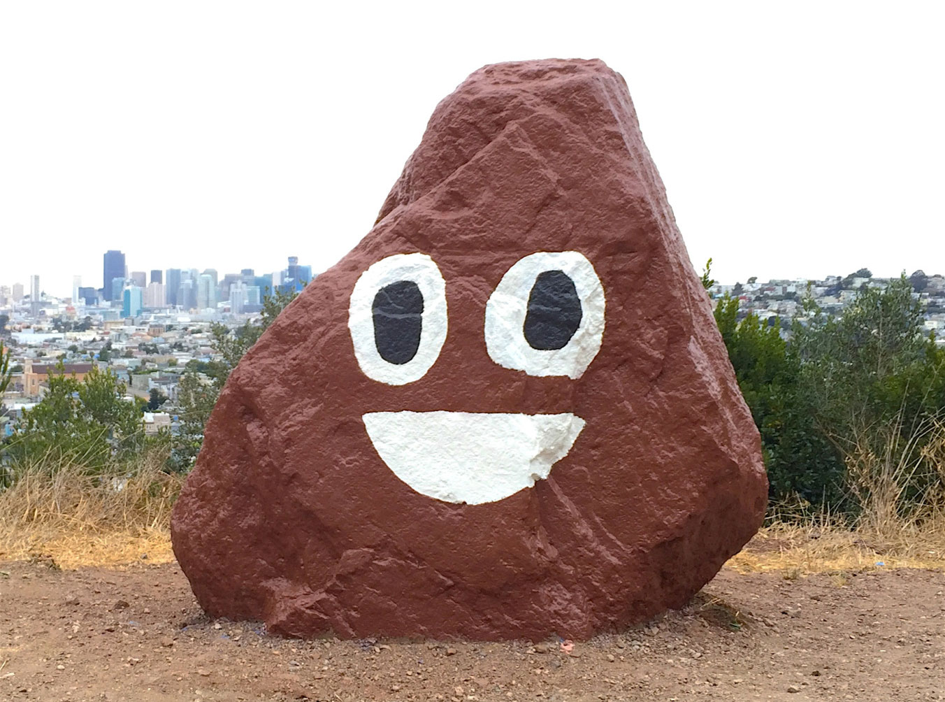 Poop Emoji Rock