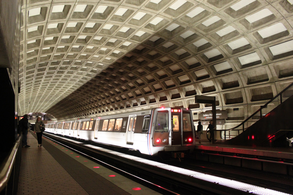 a photo of the DC metro