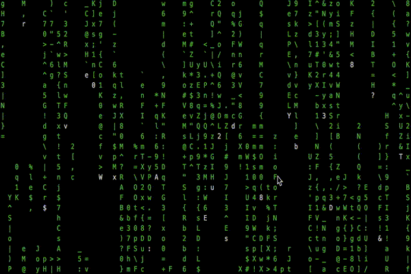 Cmatrix font Cmatrix font