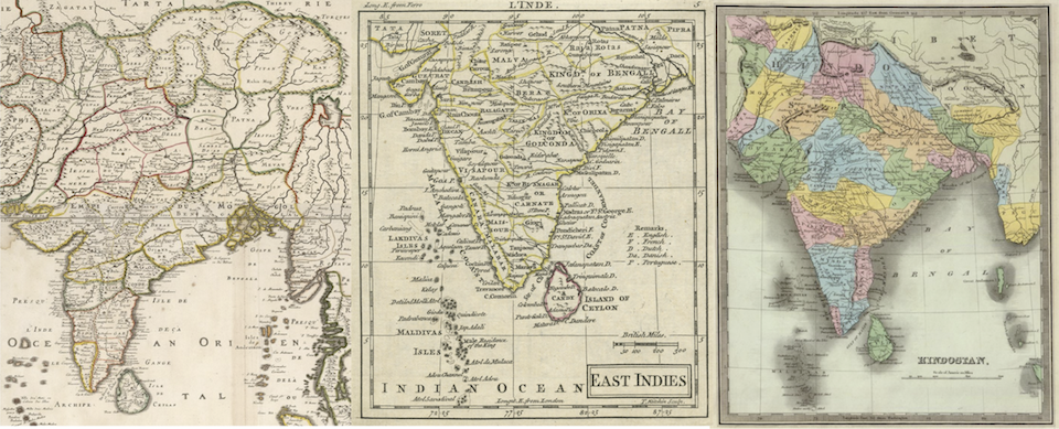 india 1697, 1763, 1835