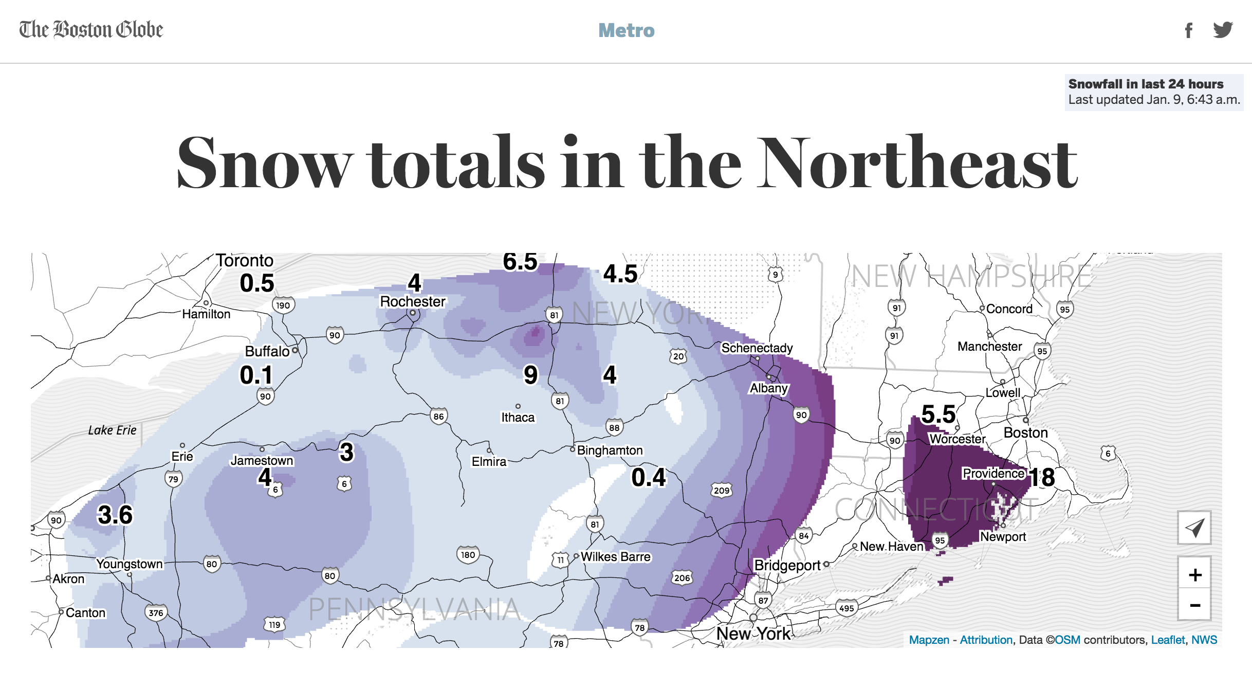 boston globe snow map