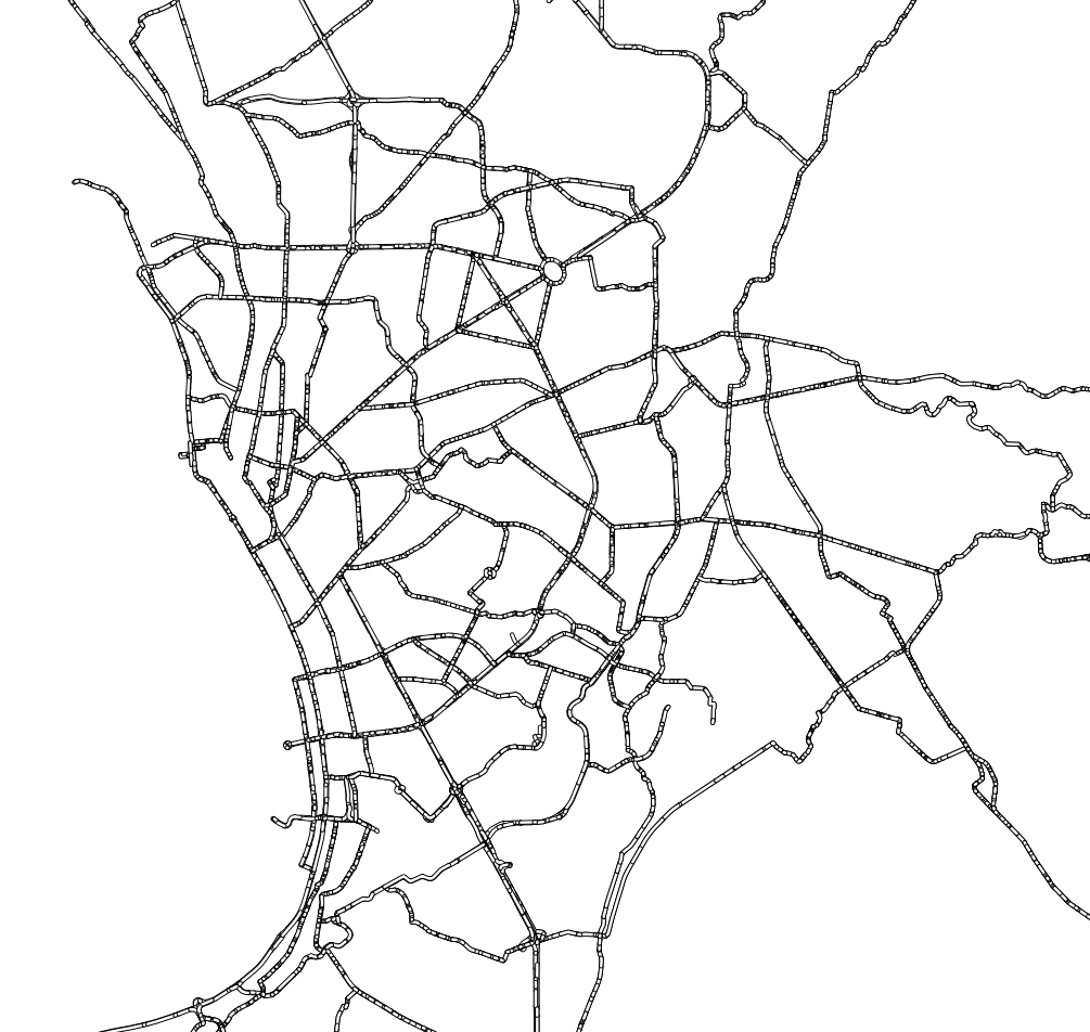 map of sample segments in Manila