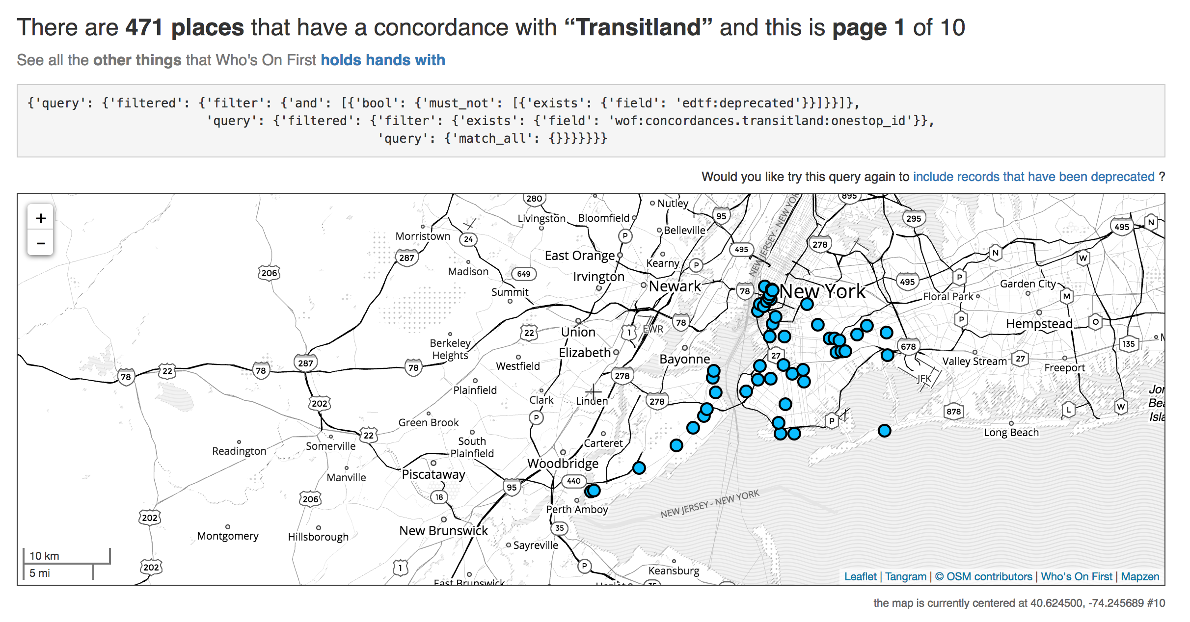 Transitland concordances