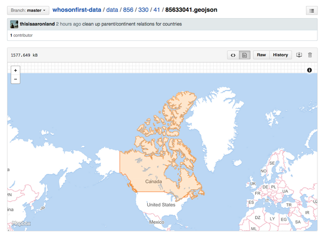 canada geojson